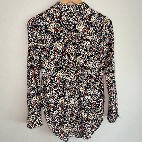 Anthropologie Maeve Matilda Button Down Long Sleeve Blouse XS - Picture 2 of 6